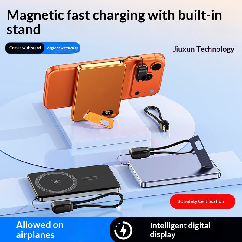 Magnetische Wireless Powerbank aus Aluminium