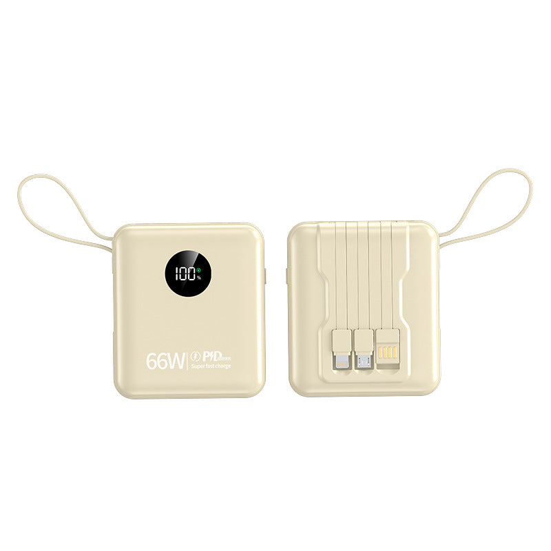 Powerbank 10000 mAh mit integriertem Kabel
