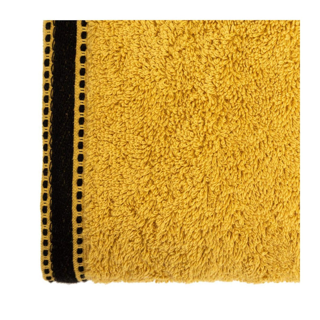 Badetuch 5five Simply Smart Premium Senf Baumwolle 100 x 150 cm – Bild 2 | LuxeStyle