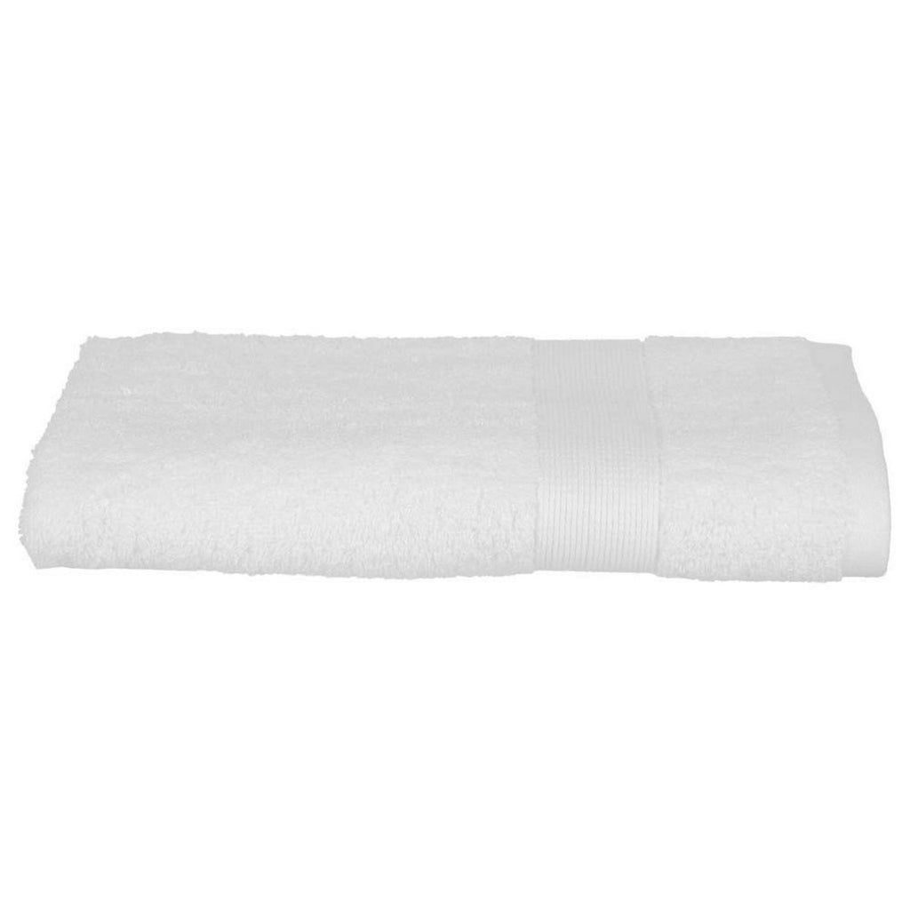Badetuch Atmosphera Baumwolle Weiss 450 g/m² (50 x 90 cm) – Bild 1 | LuxeStyle