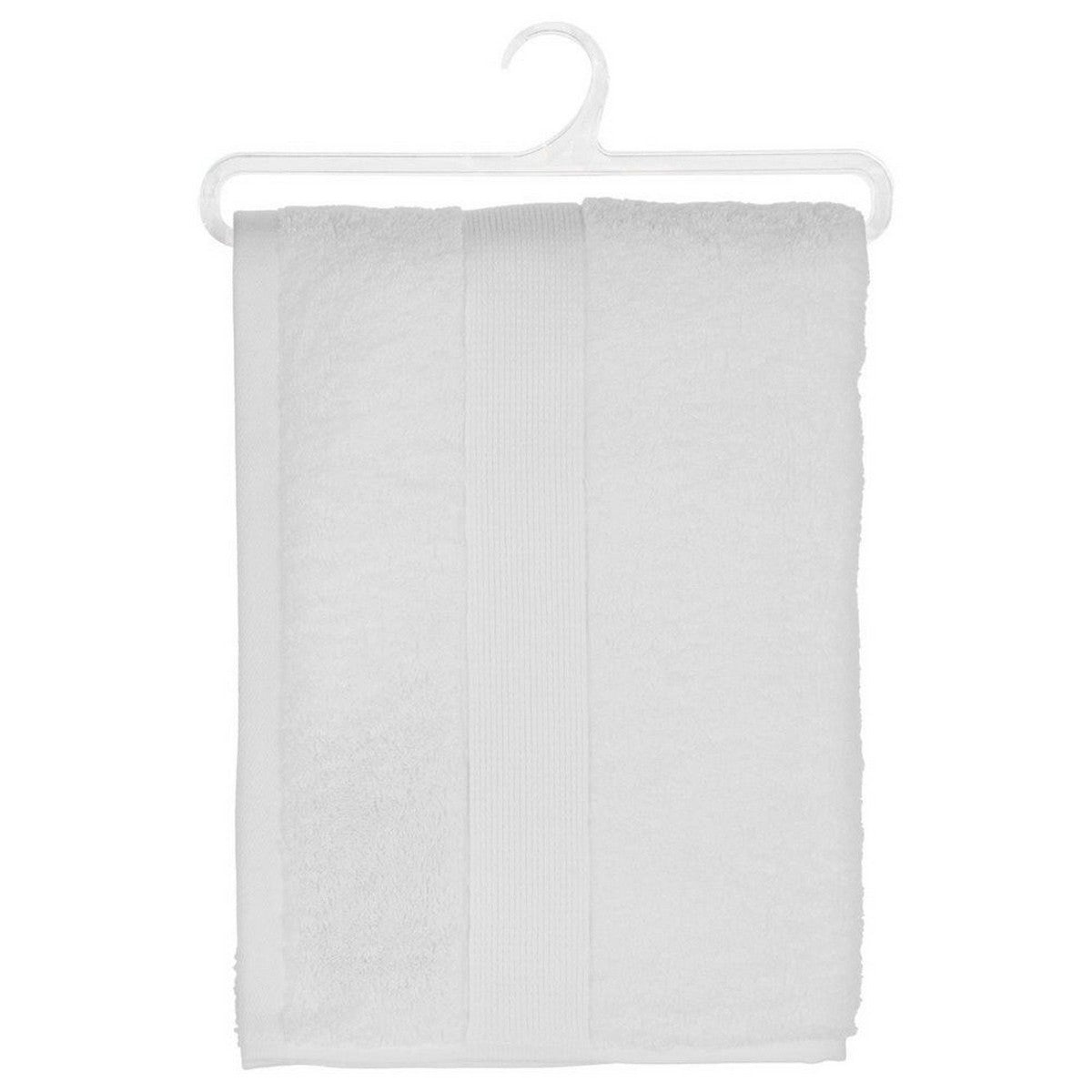 Badetuch Atmosphera Baumwolle Weiss 450 g/m² (70 x 130 cm) – Bild 2 | LuxeStyle