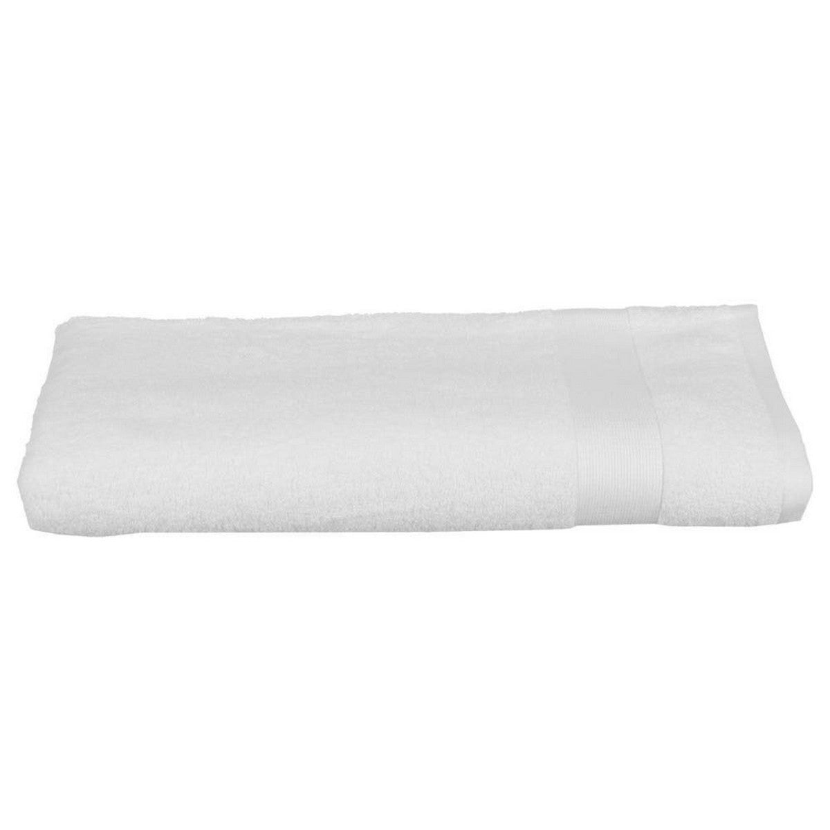 Badetuch Atmosphera Baumwolle Weiss 450 g/m² (100 x 150 cm) – Bild 1 | LuxeStyle