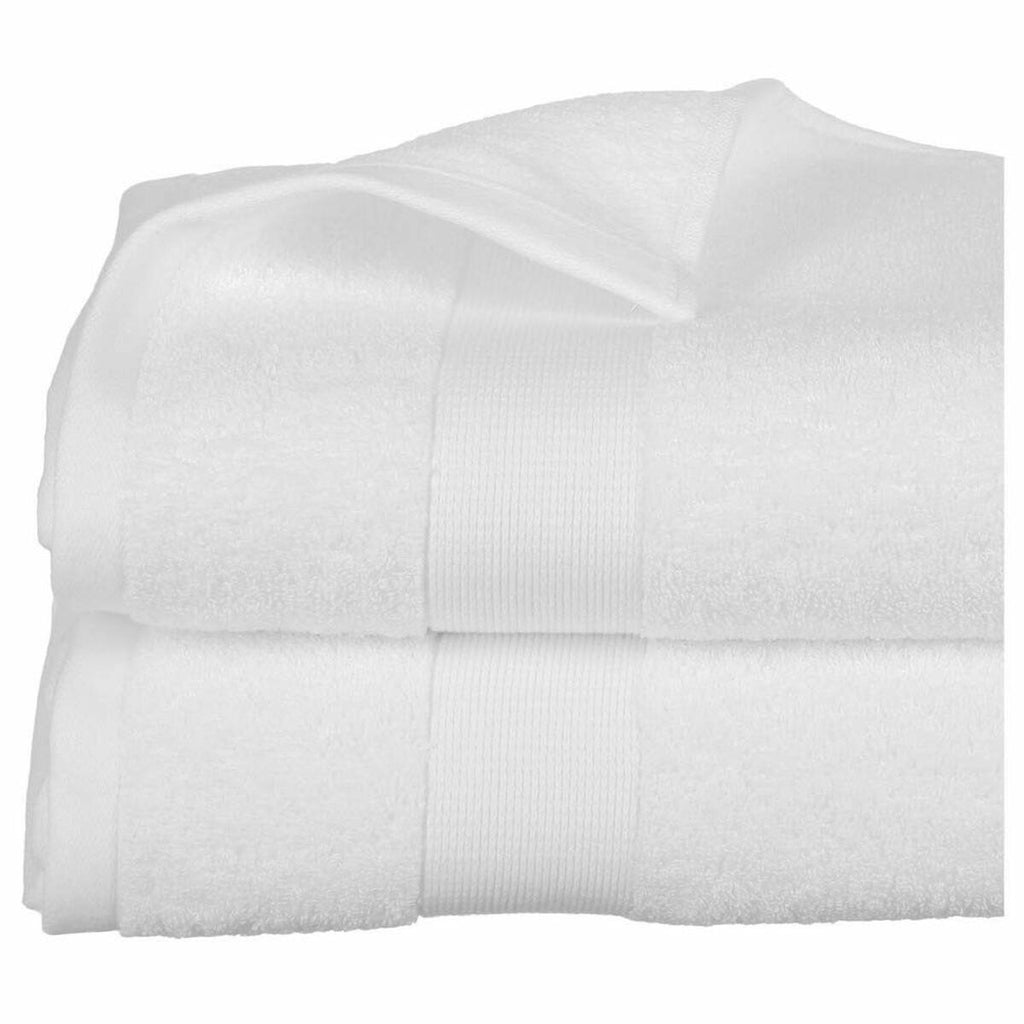 Badetuch Atmosphera Baumwolle Weiss 450 g/m² (100 x 150 cm) – Bild 3 | LuxeStyle