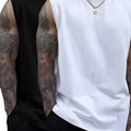 Herren Retro Tanktop Set – 2 Stück