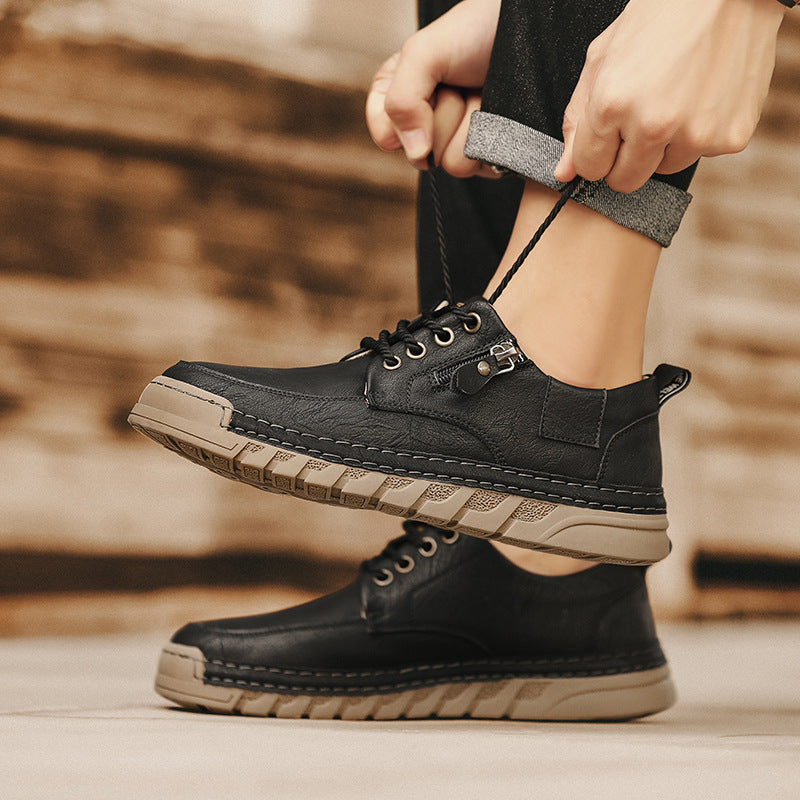 Leichte Herrenschuhe mit weichen Sohlen | LuxeStyle