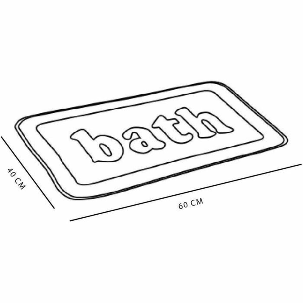 Antirutsch-Badematte