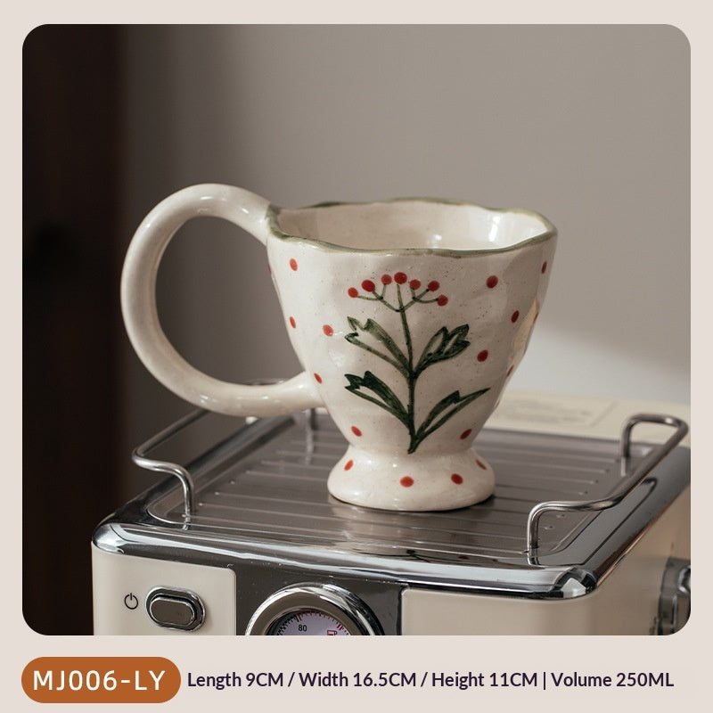 Keramik-Kaffeetasse mit Untertasse – Bild 7 | LuxeStyle