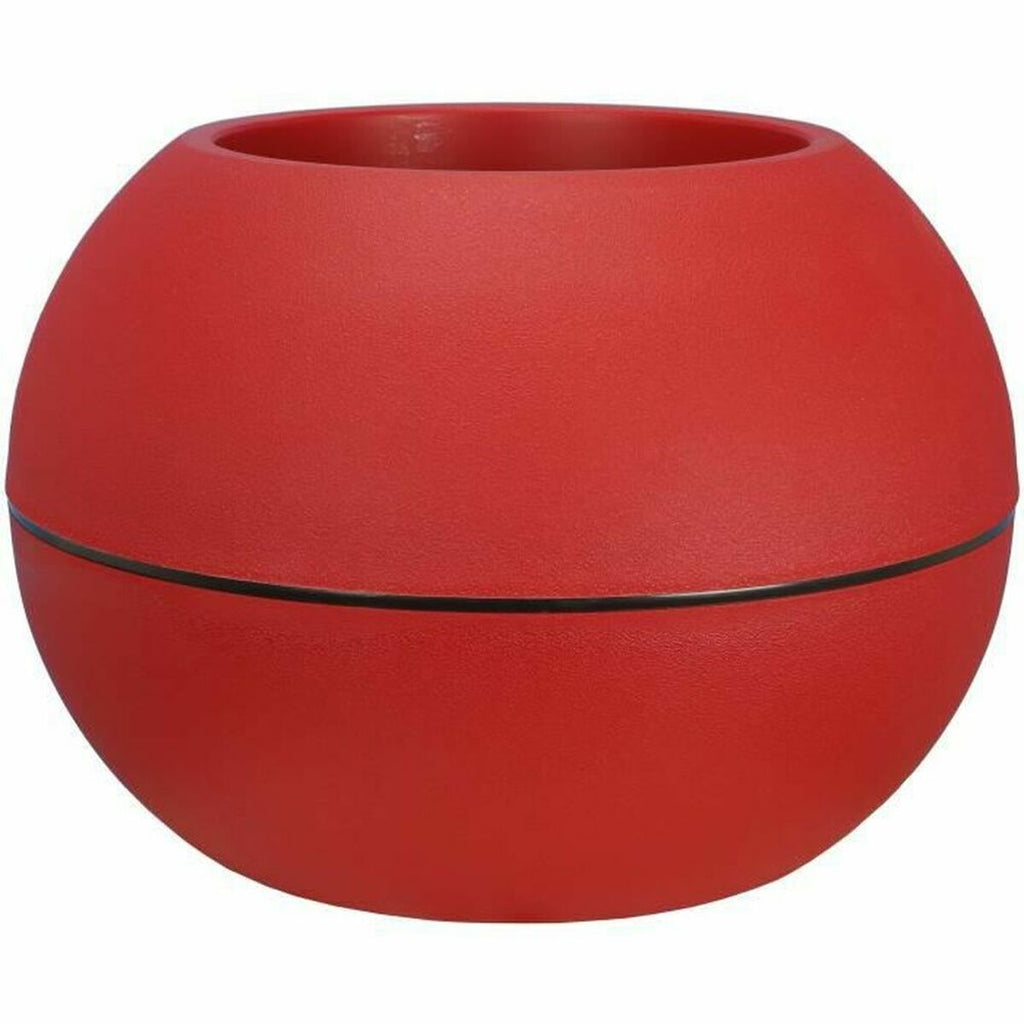 Roter Granit-Pflanztopf – Eleganz für Ihre Blüten