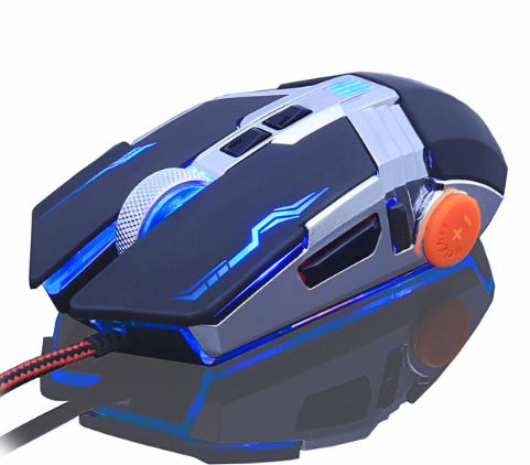 Geräuschlose Gaming-Maus mit 6 Tasten