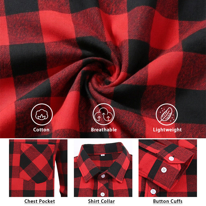 Herren Langarm-Freizeithemd im Karo-Look – Bild 9 | LuxeStyle