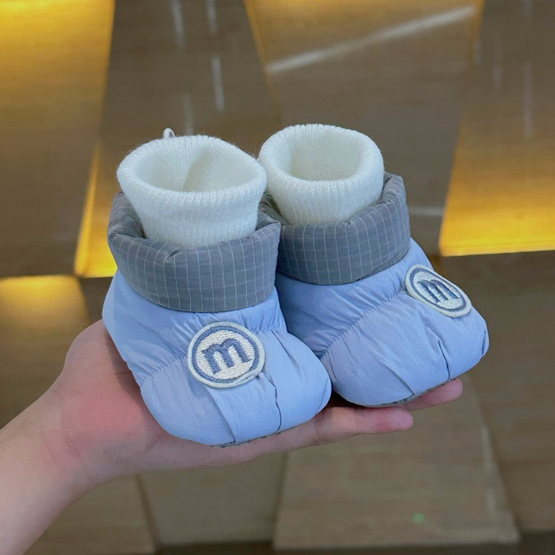 Baby Baumwollschuhe mit weicher Sohle