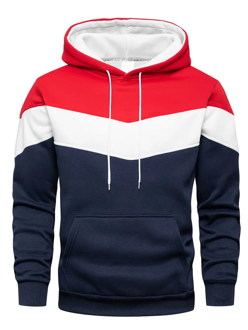 Lockere Hoodie-Sweatshirt Herren Plus-Größen