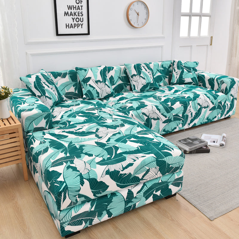 Elastischer Sofaüberzug mit Geometrischem Muster