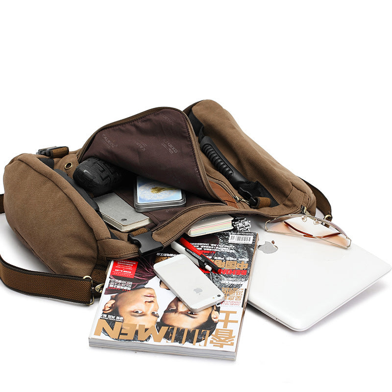 Canvas Rucksack für Reisen und Laptop – Bild 2 | LuxeStyle