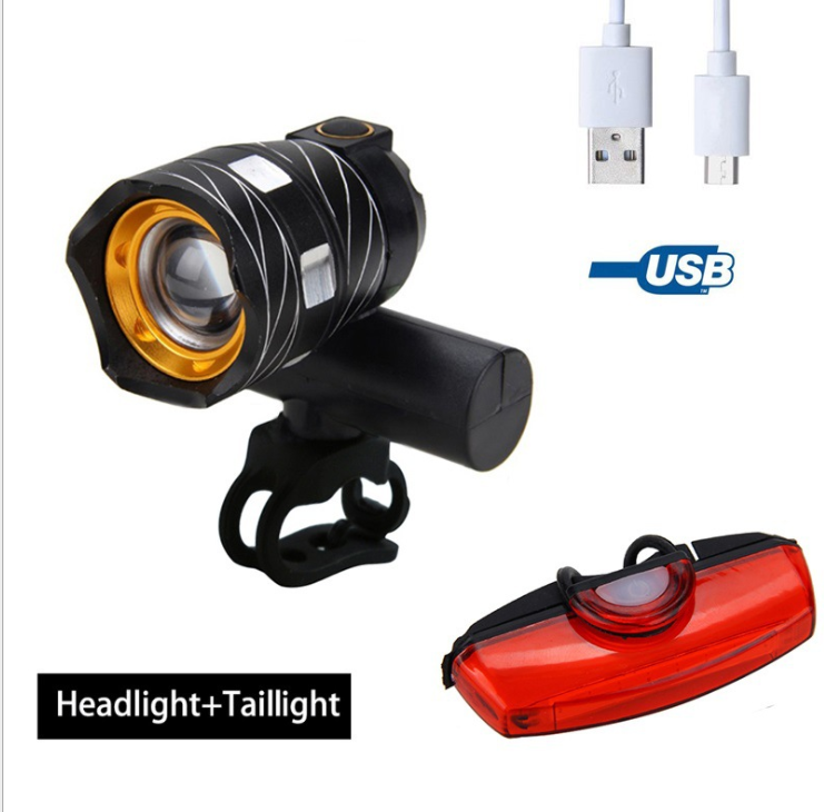 USB-Fahrradlicht Set – Bild 1 | LuxeStyle