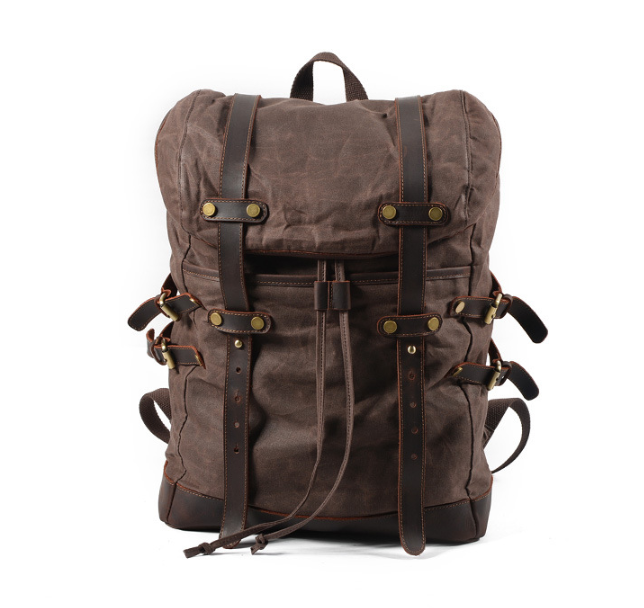 Canvas-Handtasche mit Lederakzent | LuxeStyle