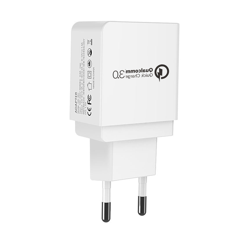 USB-Ladegerät QC3.0 für Mobiltelefone, 18W