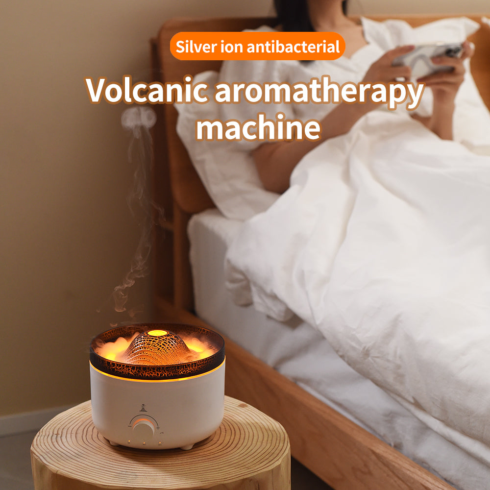 Flammen-Vulkan-Luftbefeuchter mit Aroma-Diffusor
