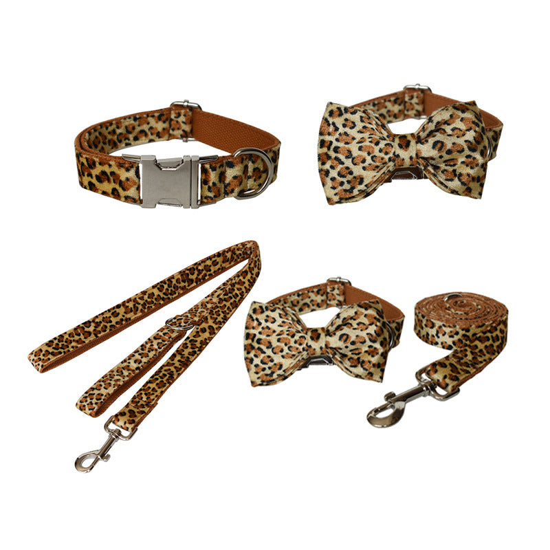 Halsband mit Leopardenmuster für Hunde – Bild 4 | LuxeStyle