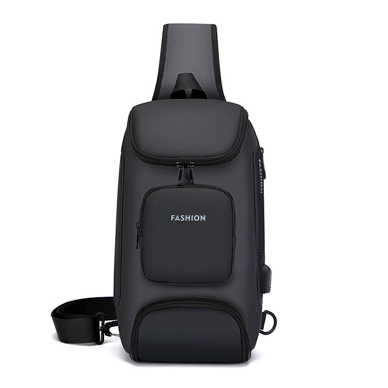 Herren-Rucksack mit USB-Anschluss und viel Stauraum – Bild 3 | LuxeStyle