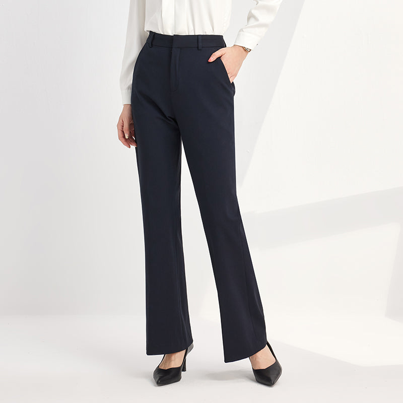 Elegante Palazzo Hose mit weitem Bein