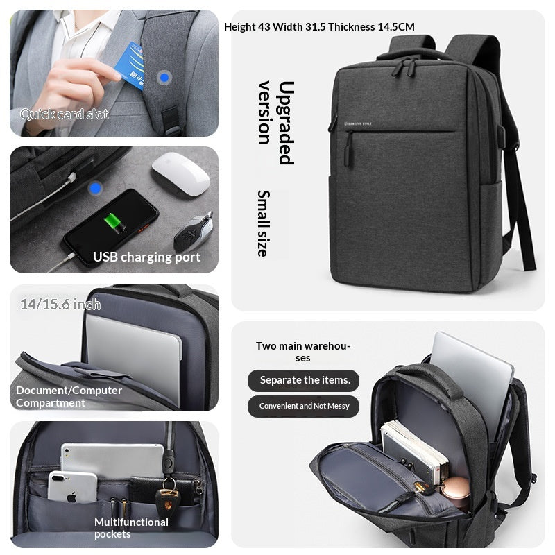 Business-Backpack mit Laptopfach – Bild 8 | LuxeStyle