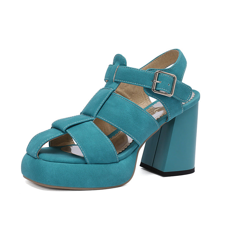 Sandalen Baotou Roman Platform – grosse Grösse – Bild 10 | LuxeStyle