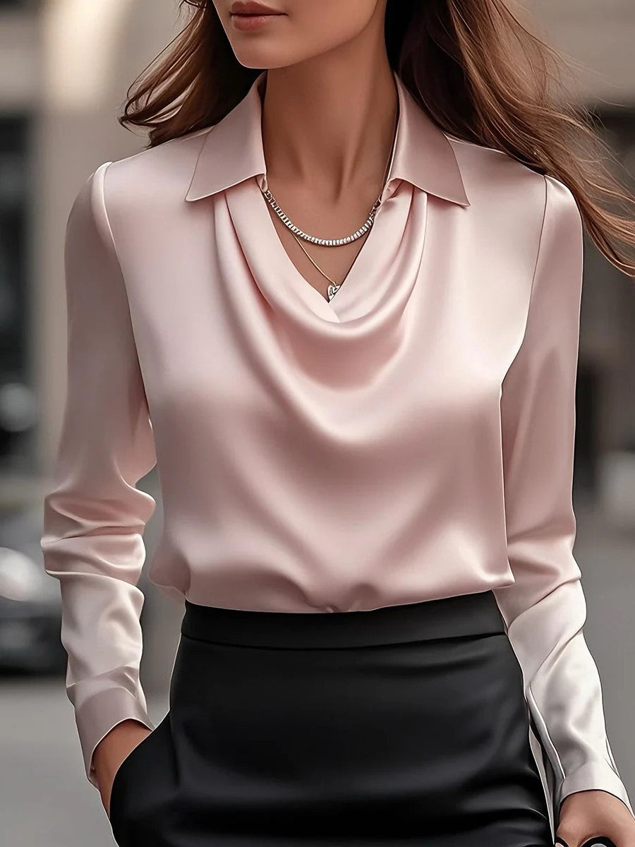Damen Langarmshirt mit U-Boot-Ausschnitt – Bild 8 | LuxeStyle