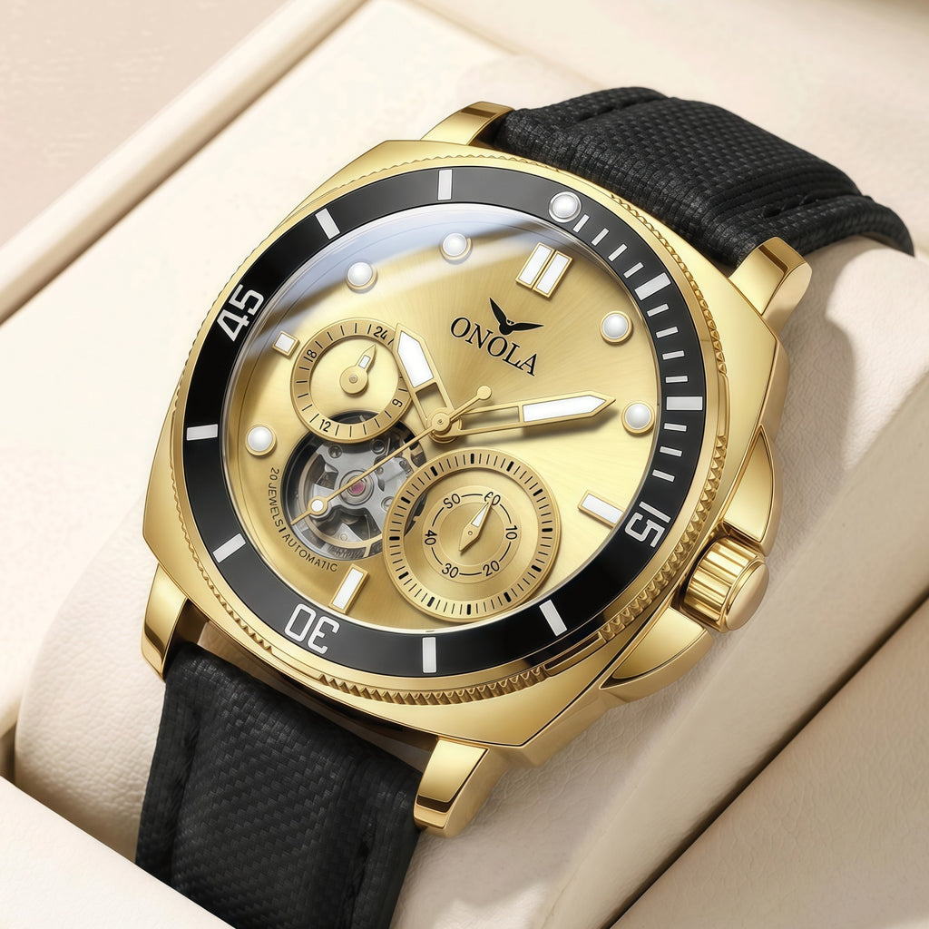 Sportliche Quarz-Uhr für Männer – Bild 2 | LuxeStyle