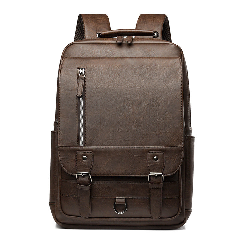 Männlicher Business-Rucksack aus PU-Leder | LuxeStyle