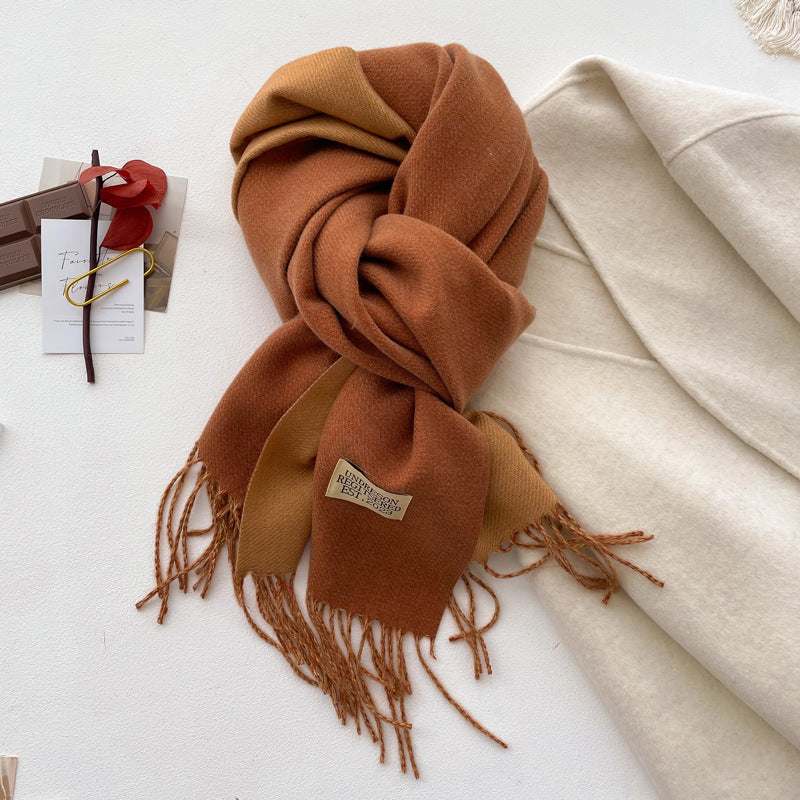 Doppelseitiger Schal – Bild 9 | LuxeStyle
