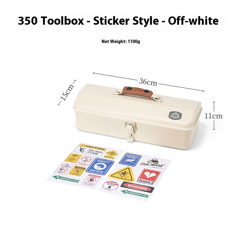 Outdoor Camping Werkzeugkiste mit Stickern – Bild 7 | LuxeStyle