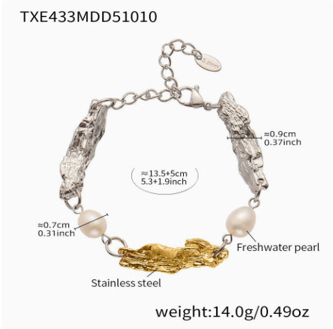 Perlen-Armband und Halskette