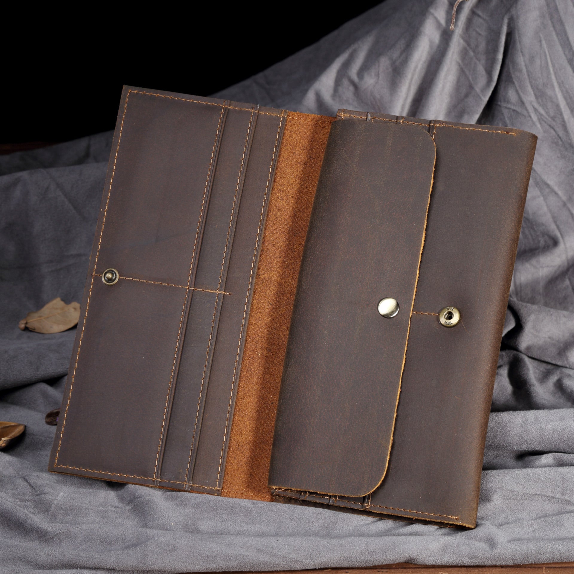 Retro Leder Herren Geldbörse