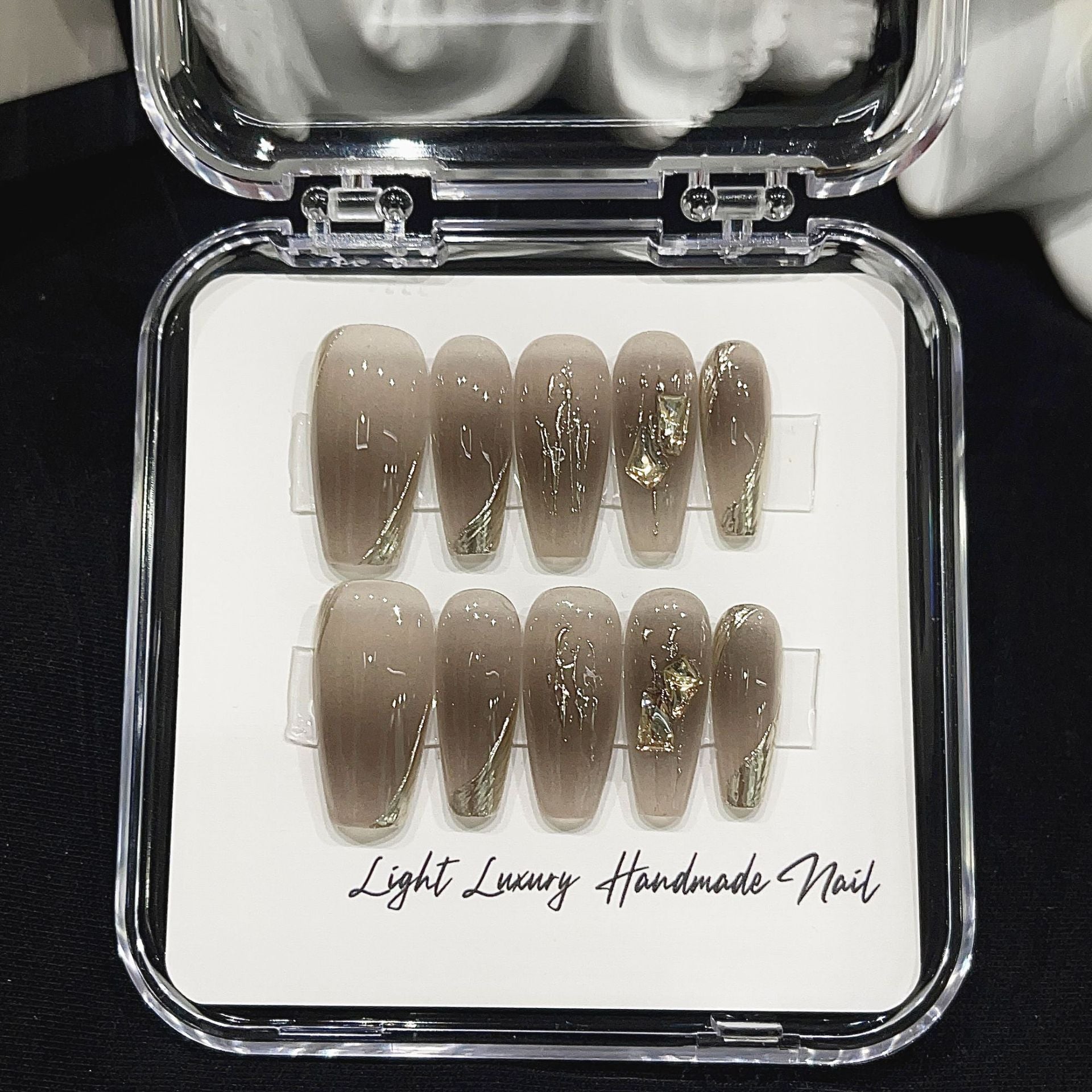 Handgemachte Nägel "Pure Love"