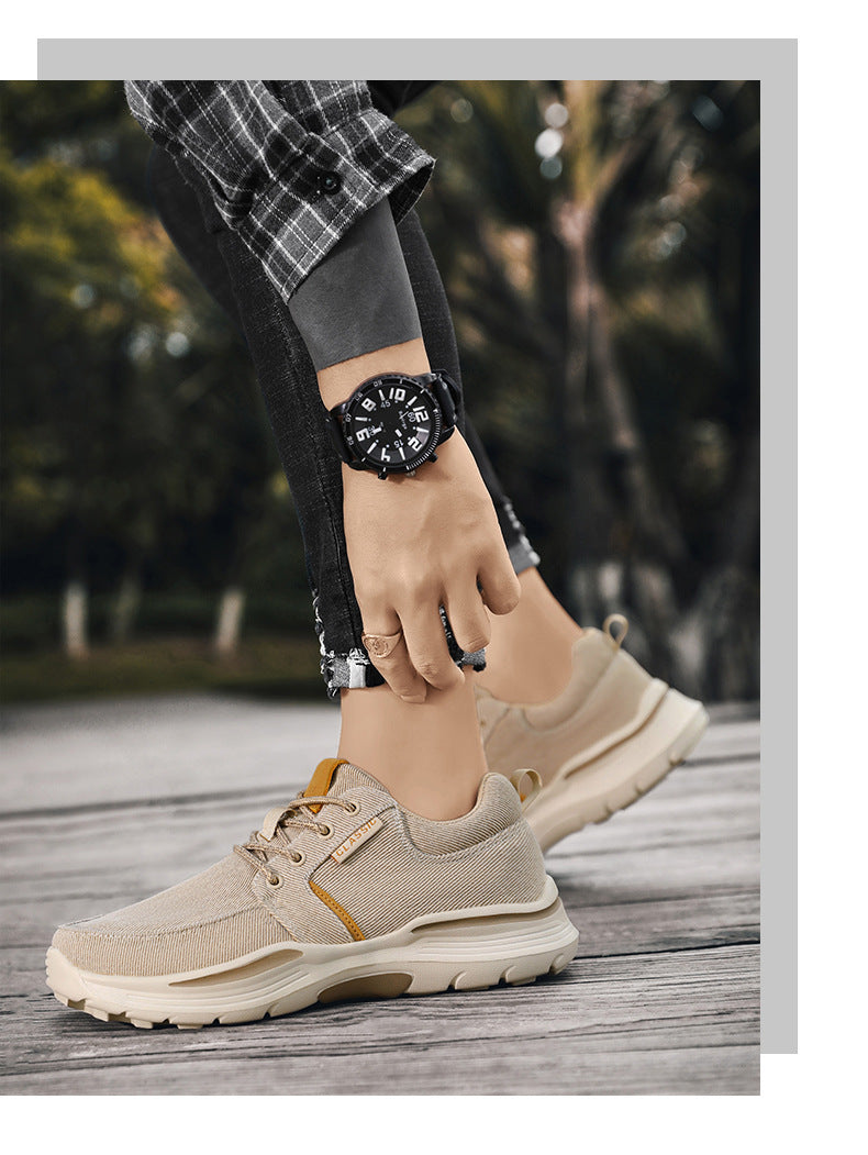 Canvas Schnür-Sneaker für Herren – Bild 16 | LuxeStyle
