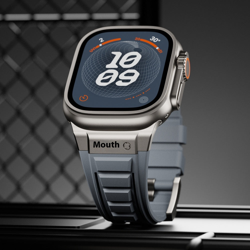 Cross Nail Silikonarmband für Apple Watch