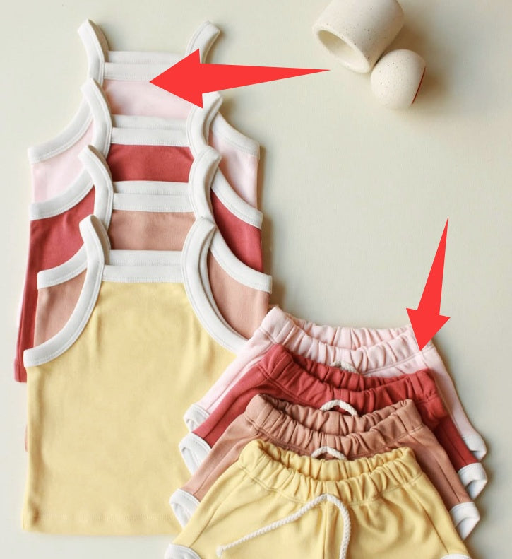 Baby Sommer-Set mit Träger-Top und Shorts – Bild 10 | LuxeStyle