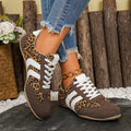 Leopard-Print Color Blocked Trainingsschuh