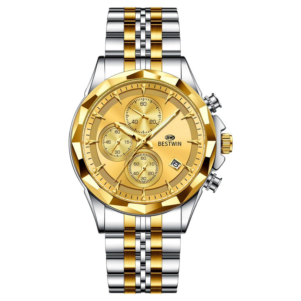 Personalisierte leuchtende Sechs-Hand-Uhr für Herren – Bild 13 | LuxeStyle