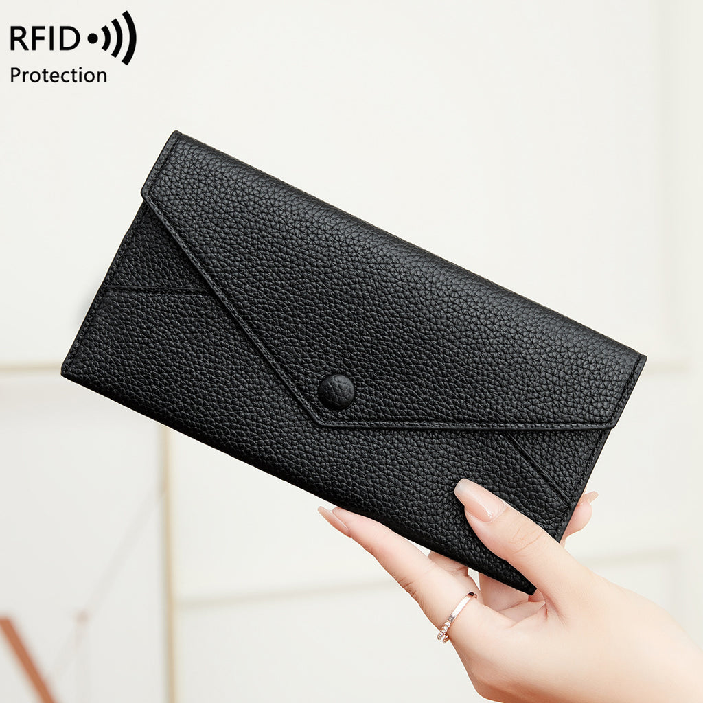 RFID-Sicheres Portemonnaie – Schwarz – Bild 8 | LuxeStyle