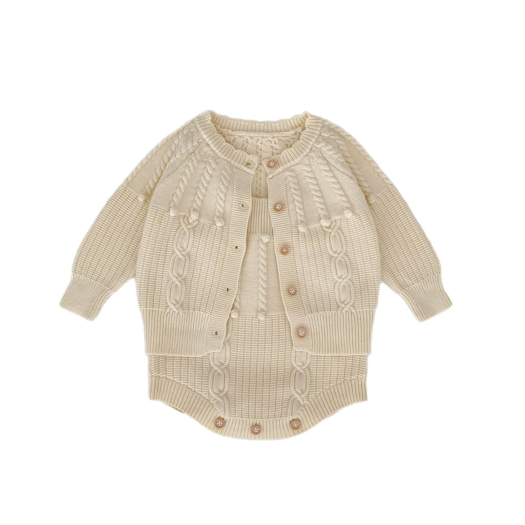 Strick-Set für Mädchen – Pullover & Shorts – Bild 3 | LuxeStyle