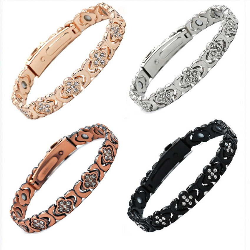 Breites Edelstahlarmband für Damen – Bild 5 | LuxeStyle