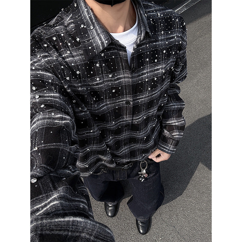 Herren Hemd mit Stickerei und Karomuster – Bild 5 | LuxeStyle