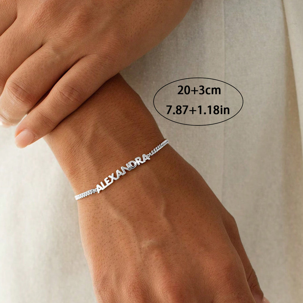 Retro Armband aus Edelstahl