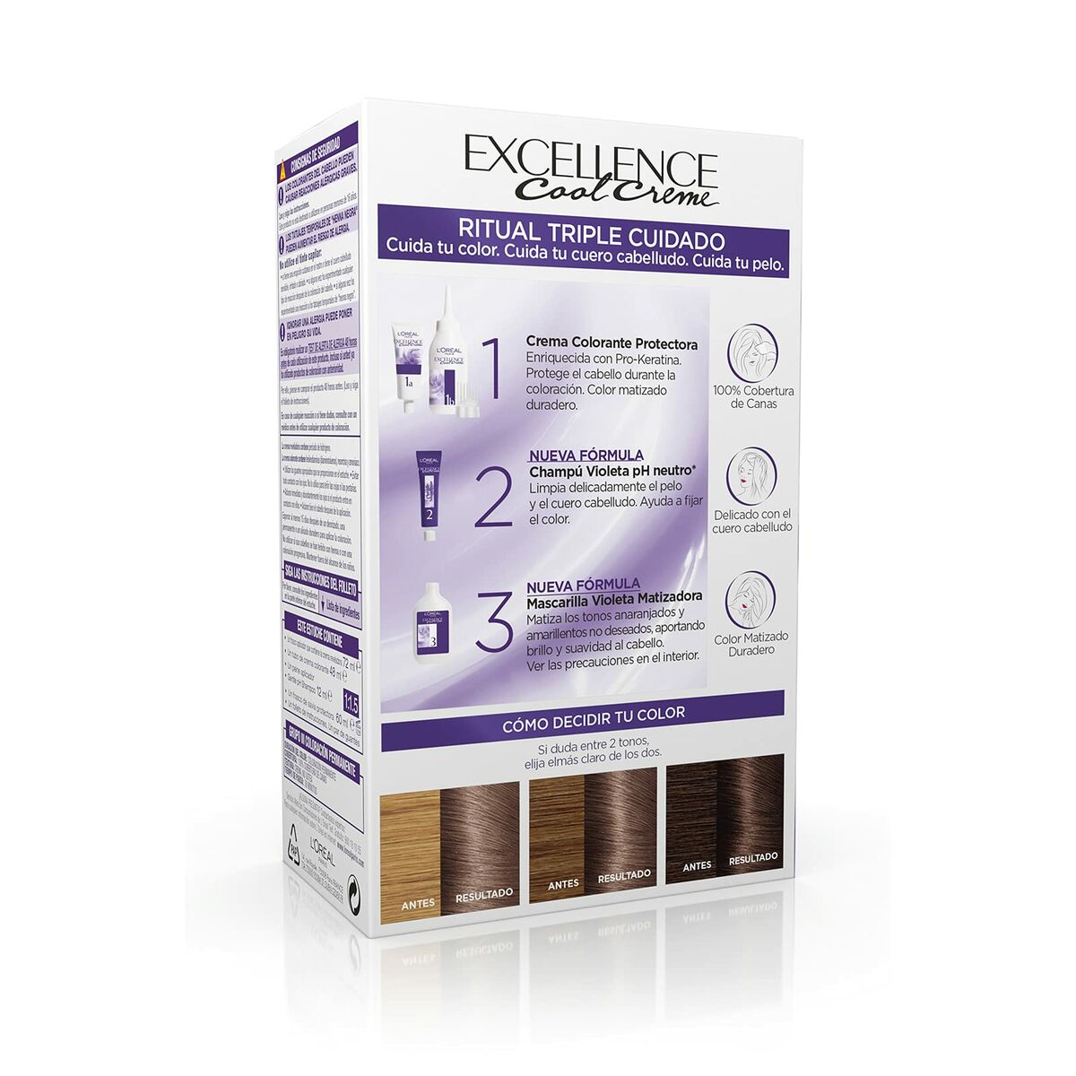 Dauerhafte Creme-Coloration L'Oreal Excellence Aschblond 7,11 Intensiv