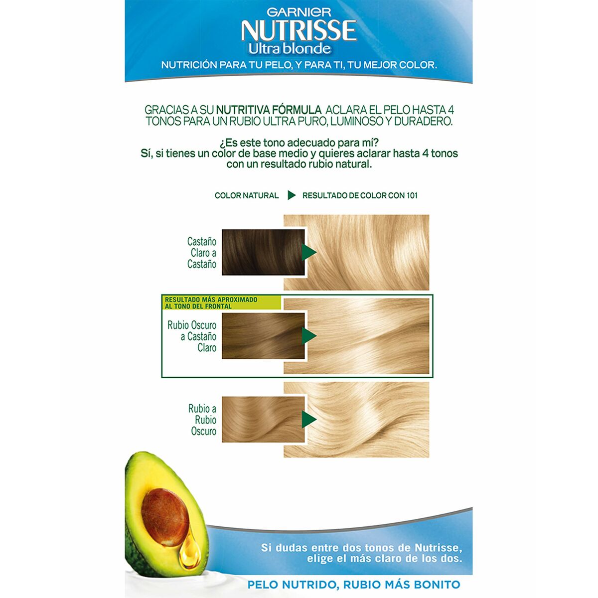 Aufhellungsmaske für blondes Haar Garnier Nutrisse (3 Stück)