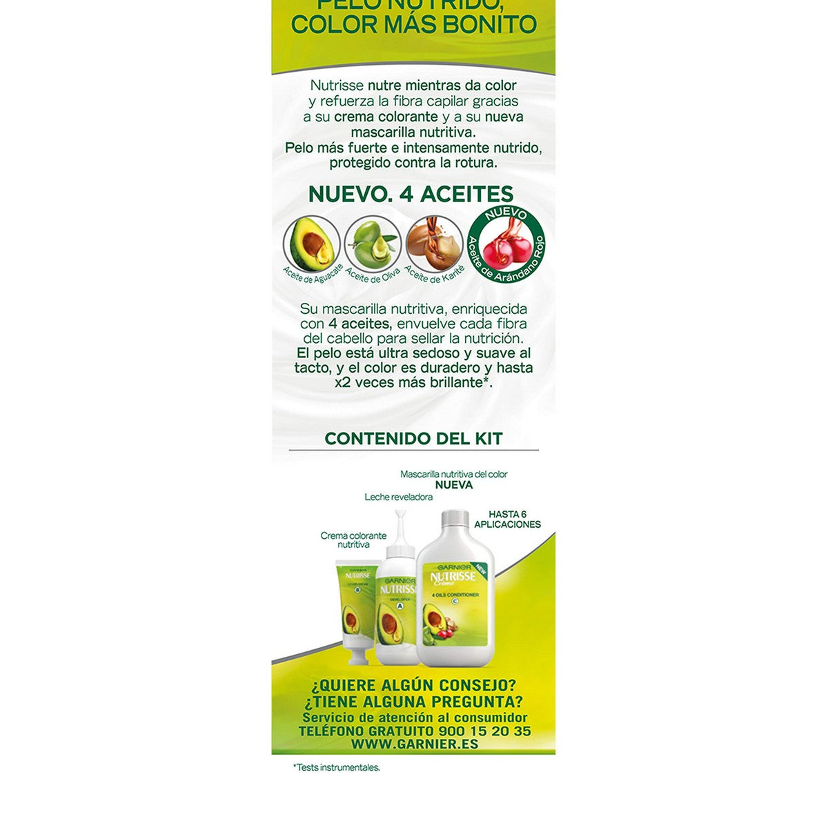 Dauerfärbung Garnier Nutrisse Nº 4,26 Nº 4,26-Cassis 1 U (3 Stück)