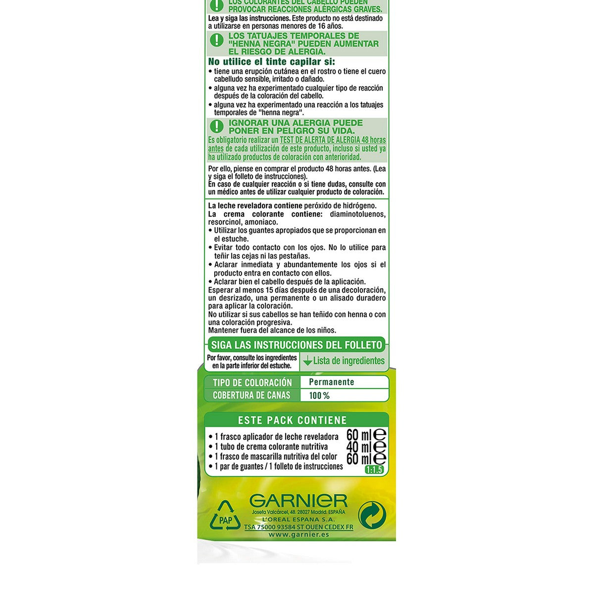 Dauerfärbung Garnier Nutrisse Nº 4,26 Nº 4,26-Cassis 1 U (3 Stück)