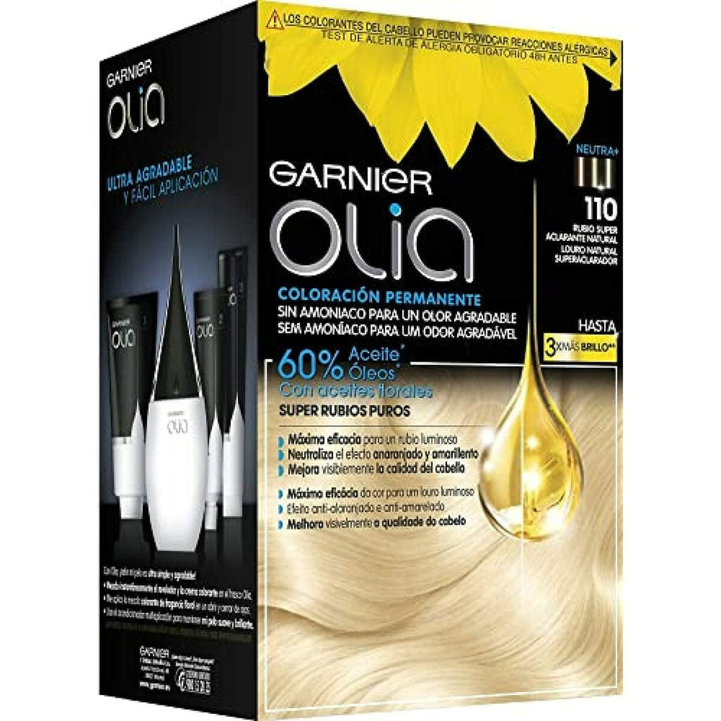 Amoniakfreie Färbung Garnier Olia Extra helles Blond Nº 110 Rubio Supe